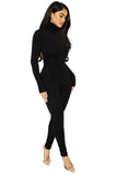 Black Long Sleeve Jumpsuit