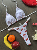Cherry Print Bikini Set