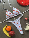 Cherry Print Bikini Set